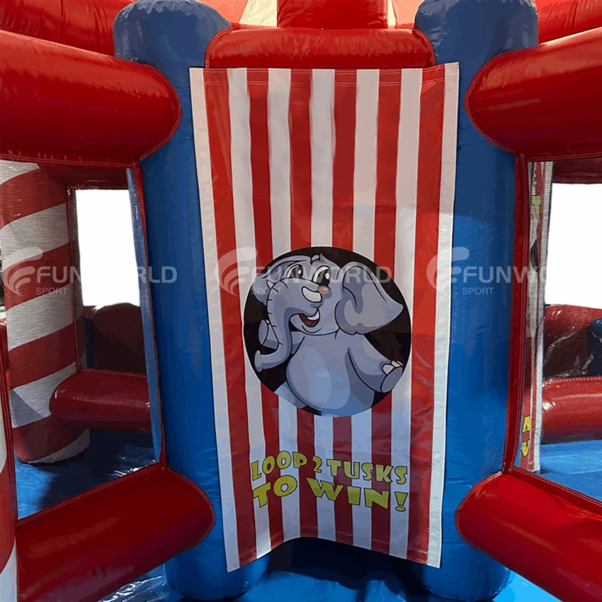 Best Selling Beautiful Eye-Catching Inflatable Booth Interactive Carnival Game Interactive Sport Party Game For Backyard Party