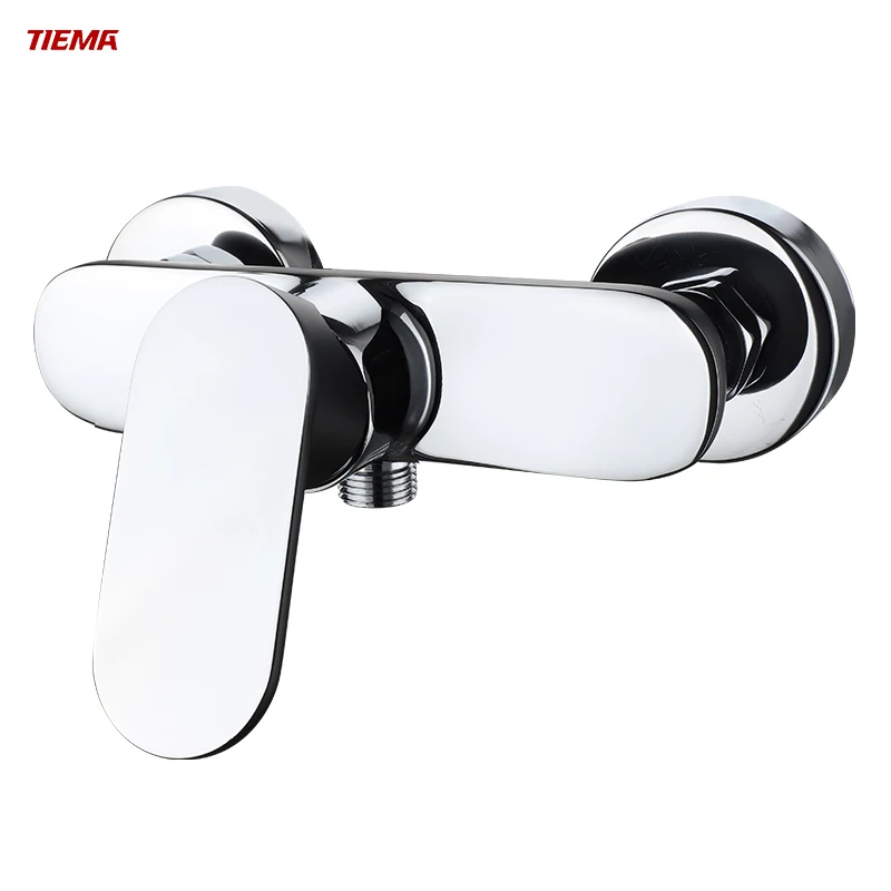 35MM Ceramic New Design Chrome Brass Single Handle Bathroom Black Mixers Bath & Shower Faucets