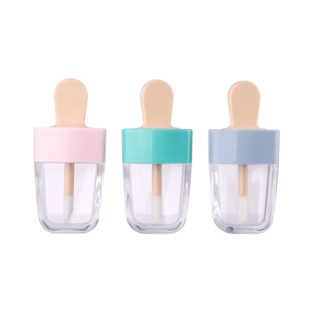 Wholesale Transparent Empty Plastic Lipgloss Tube Packaging