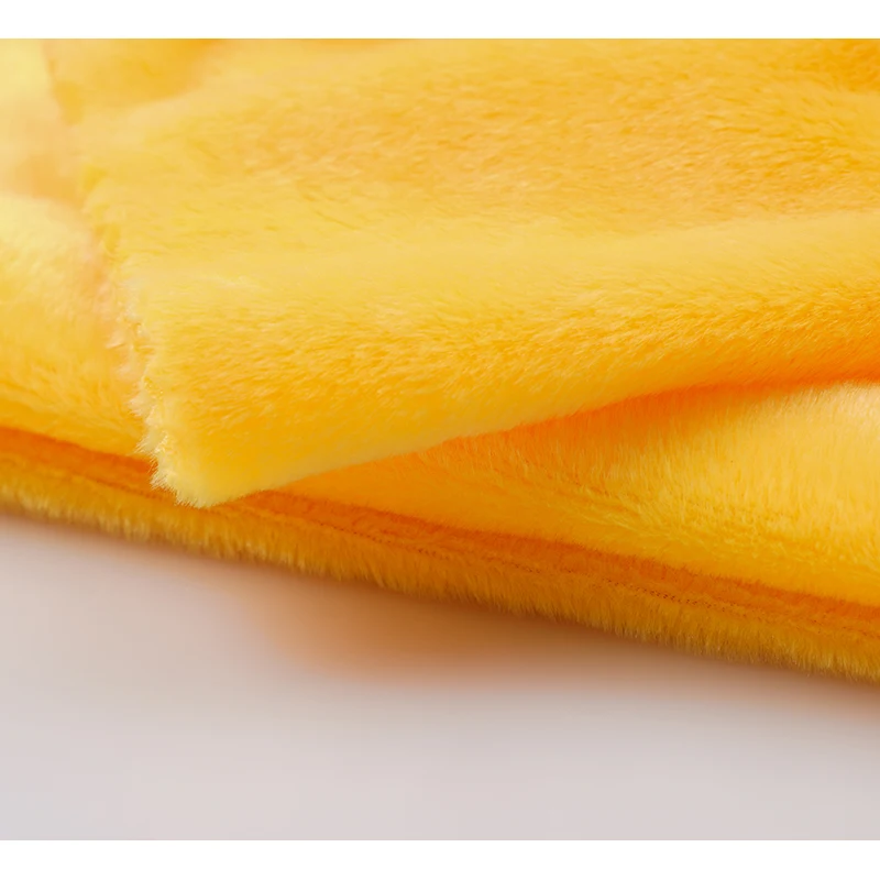 Hot Selling Various Color Velboa Minky PV Plush Knit Fleece Toy Fabric Velboa Plush Fabric