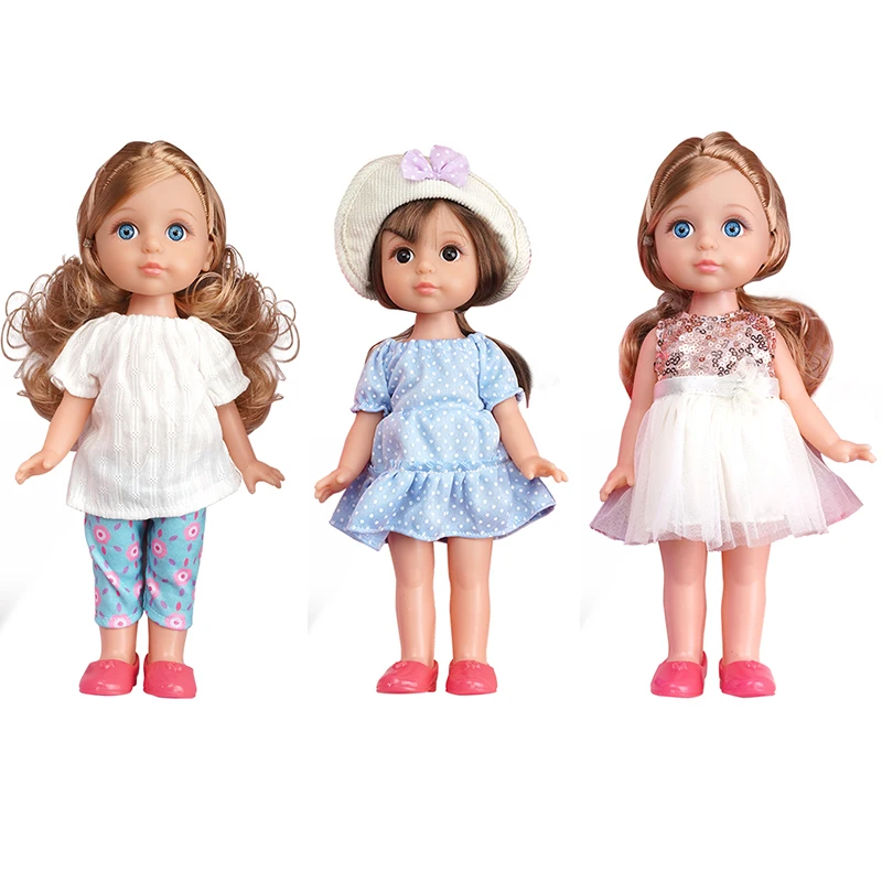 Hot selling 12 Inch Blow Mould Body Toys Kids Girls Dolls Plastic Fashion Girl Doll Toy