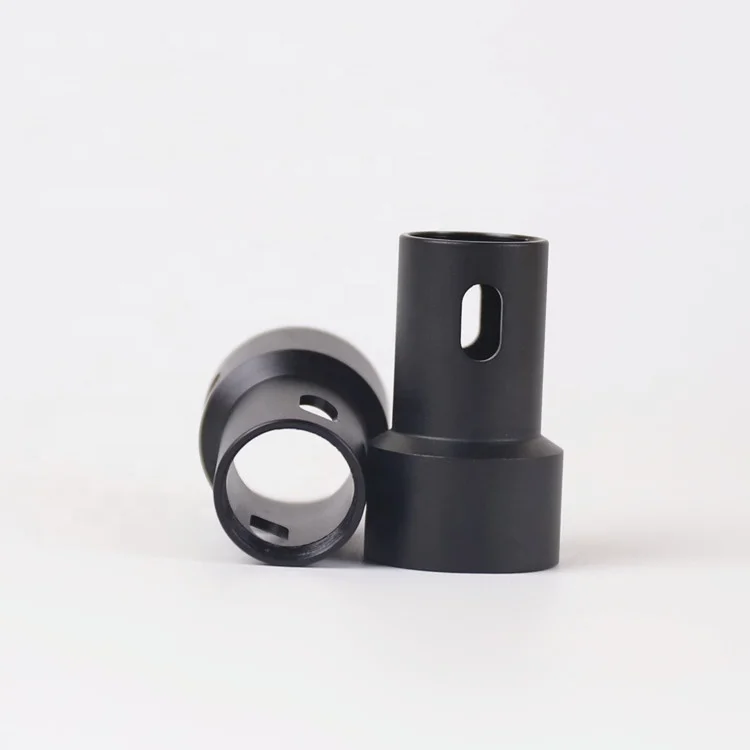 cnc aluminum alloy metal torch led light shell explosion accessory rapid prototype processing for titanium flashlight parts