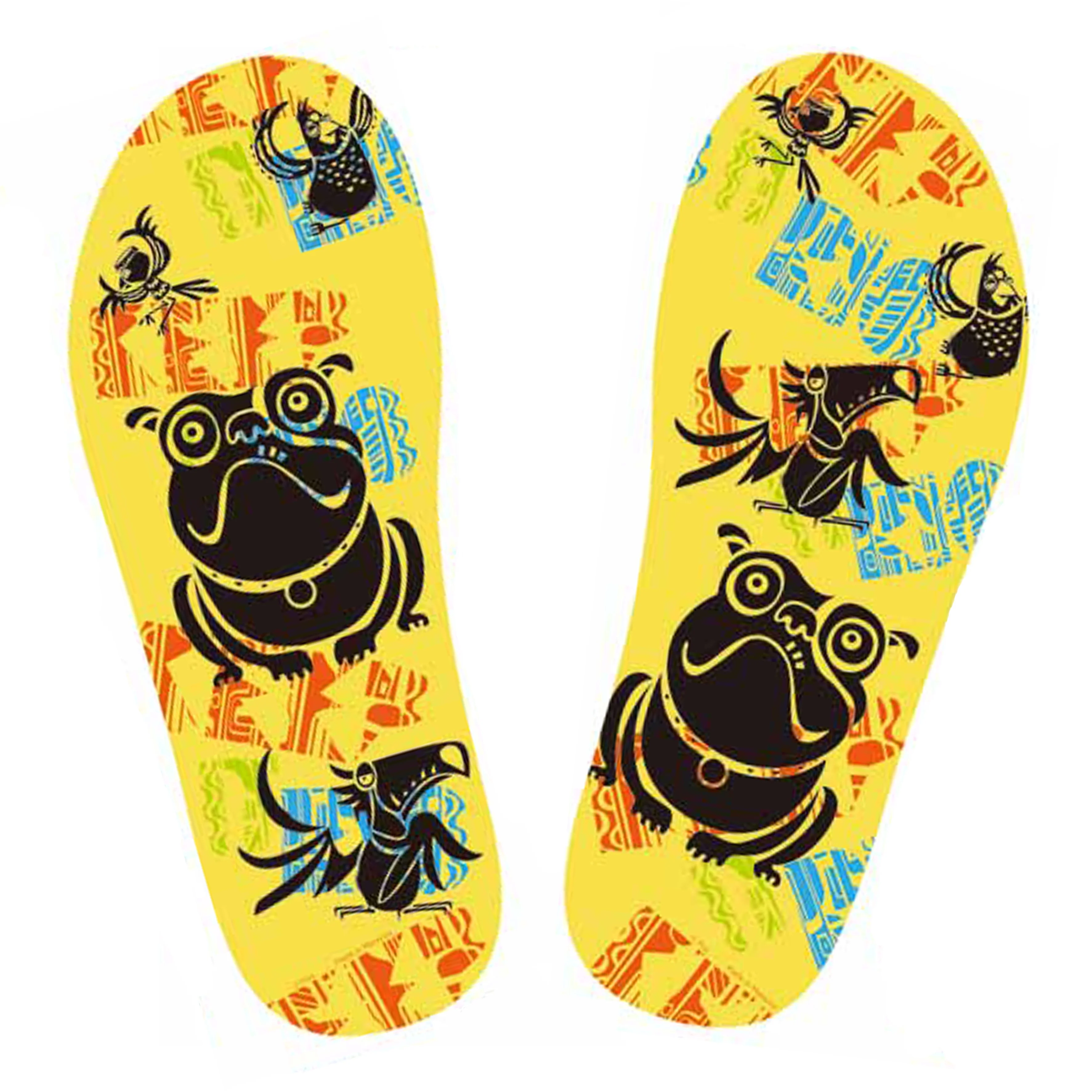 Various fashion EVA slipper print carton EVA heat transfer sticker custom design  heat transfer print for EVA slipper
