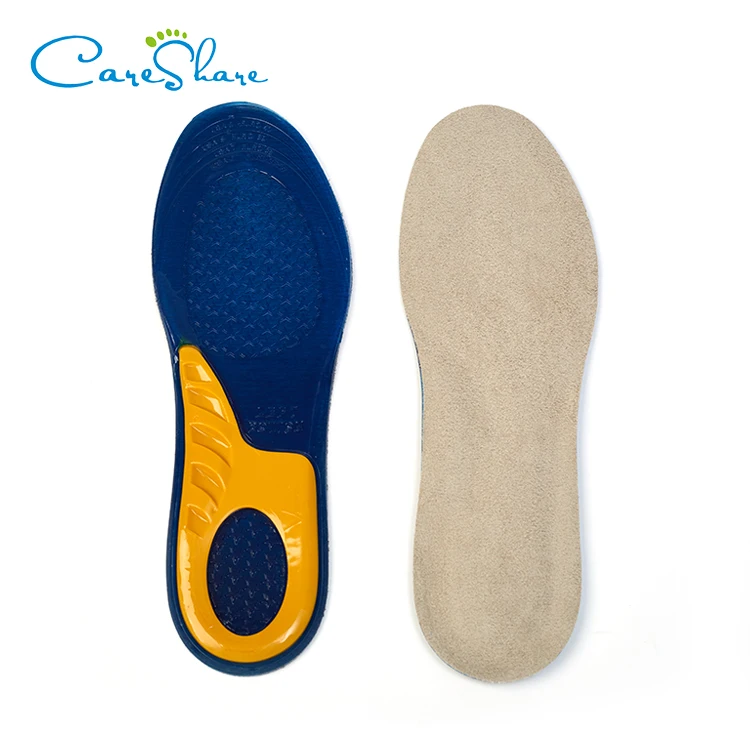 Breathable anti-slip polyester shoe sport insole running shoe insole basketball shoe insole