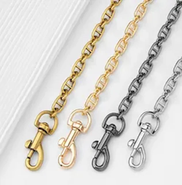 Металлический металлический дизайнерский кошелек на заказ, ремни на цепочке, оптовая продажа, регулируемый Сменный ремень на плечо