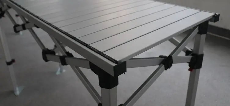 150x55cm Modern portable outdoor Camping table aluminum Height  Adjustable folding  table