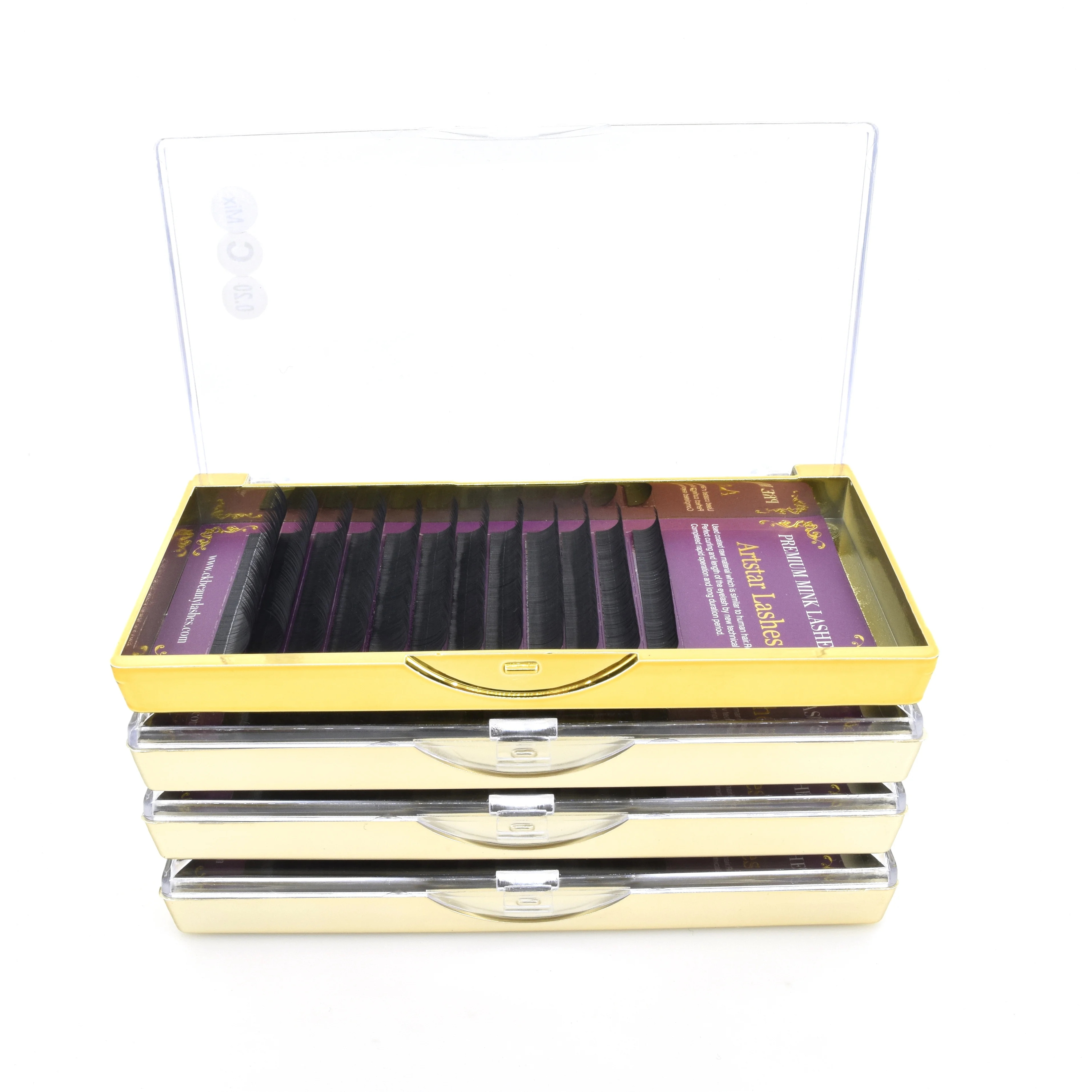 Factory Eyelashes Extension easy fanning Eyelashes Silk lash Extensions 0.03 0.05 0.07