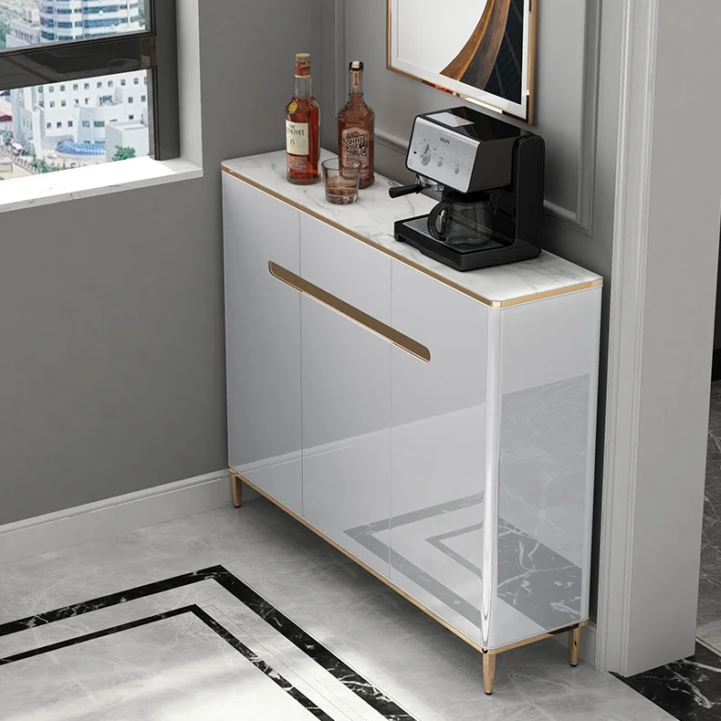 Nordic light luxury simple living room restaurant by the wall entrance cabinet locker storage box living room cabinets