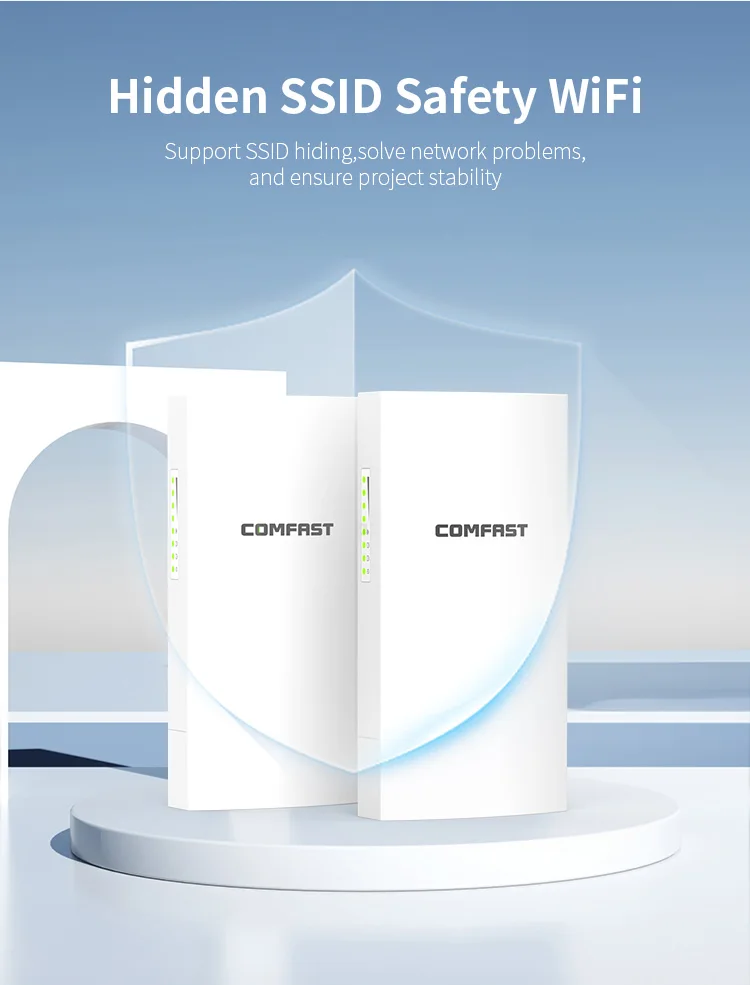 2025 NEW COMFAST 300Mbps 2.4ghz Outdoor CPE WiFi Bridge Kit long range router wifi antenna