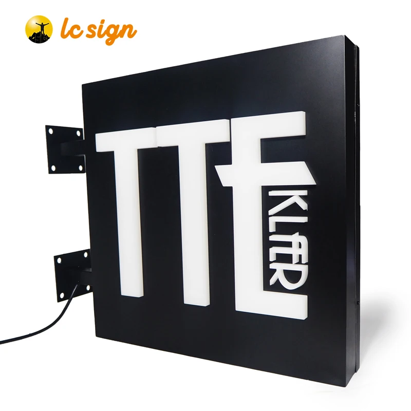 Custom exhibition logo signage outdoor embossed plastic led illuminated car logo shop signs
