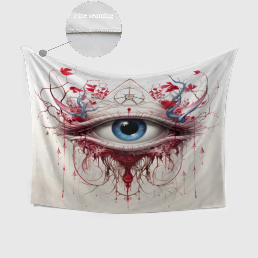 eye of the devil Custom pattern and size Wholesale Hot Sale Wall Tapestry for Bedroom Custom Printed 100% Polyester Tapestry