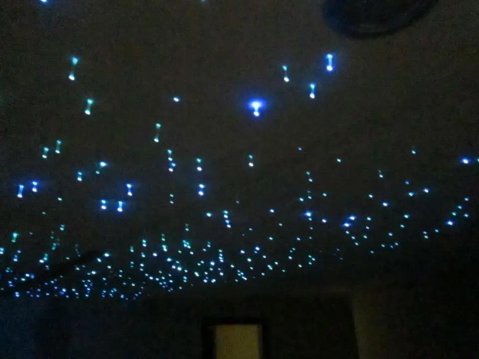 LED fiber optic panel star ceiling twinkle residential fiber optical starry sky lighting