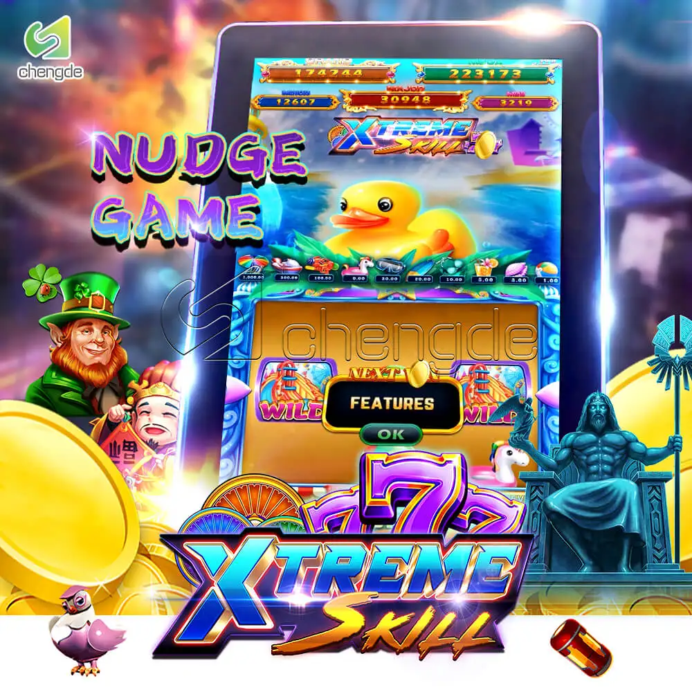 Hottest Vegas Entertainment Electronic Skill Games Machine Cabinet Wholesale Fusion Xtreme Link Nudge Game Board
