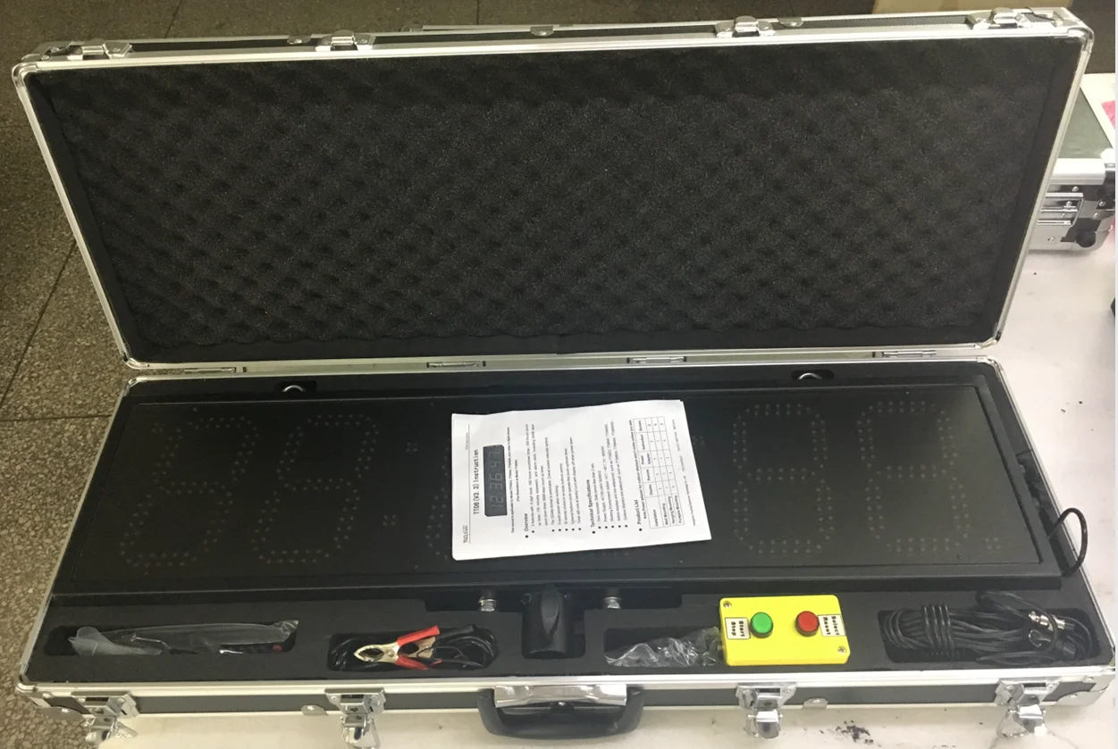 6 inch 6 digits led sports timing race timer