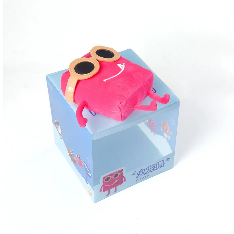 Customized small transparent PVC PET RPET PP plastic doll packaging box for gift