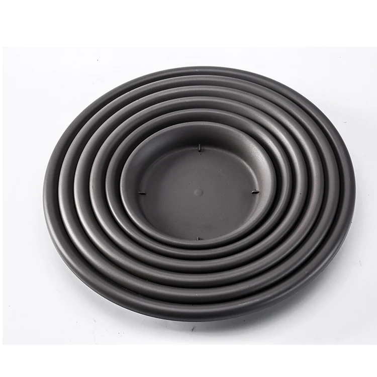 Plastic Flowerpot Thickened Water Receiving Plant Round Bottom Flowerpot Base