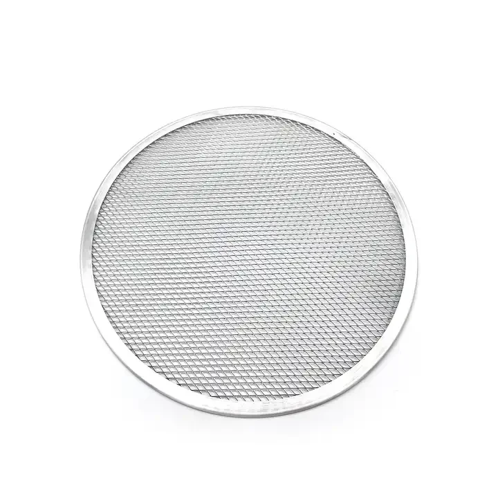 10 Inch 11 Inch 12 Inch 13 Inch Aluminum Round Baking Tray for Homemade Pizza Breadstick/Kitchen Oven