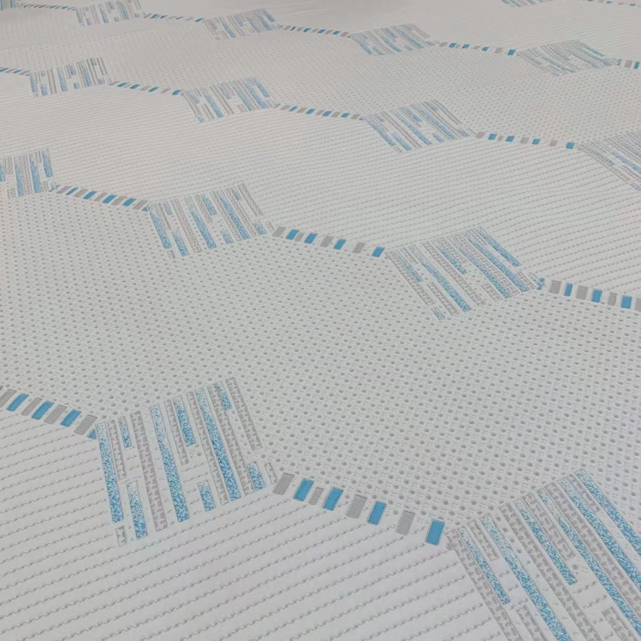 New design knitted mattress fabric double jacquard