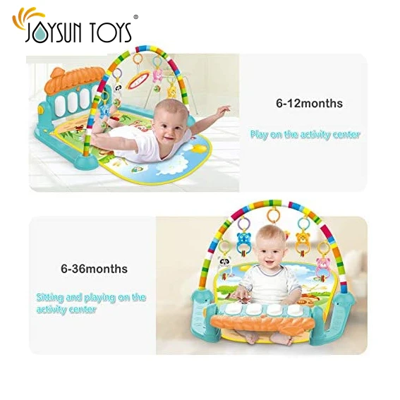 Newborn Piano Activity Center Toys Gym Floor Playmat for Boys Girls 3 6 Months