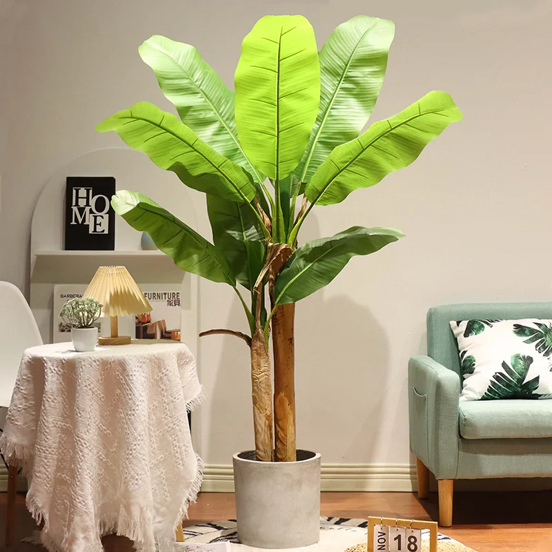 decorative artificial plastic banana tree