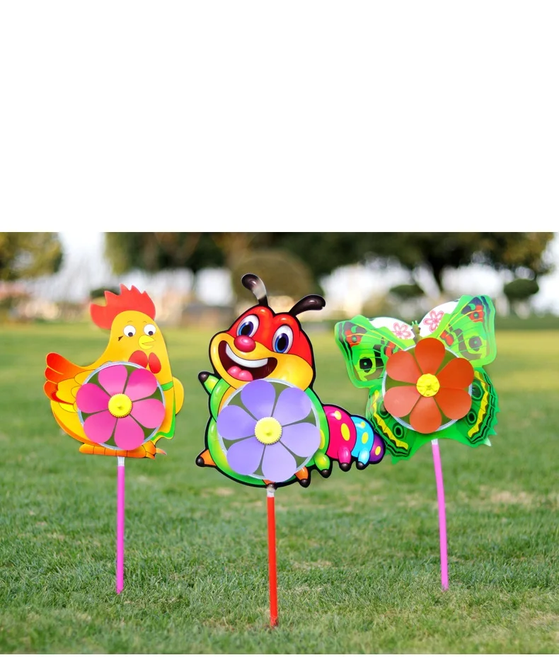 Детская игрушка мультяшная цветная ветряная мельница