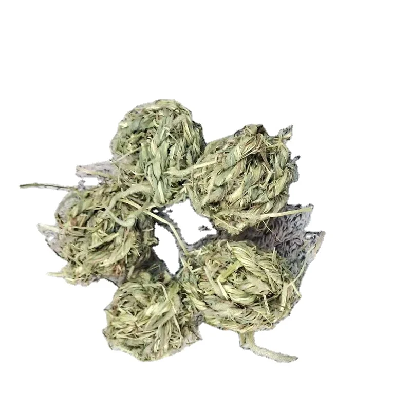 Grass ball rabbit toy Timothy grass woven toy Totoro Dutch pig grinding toy weave