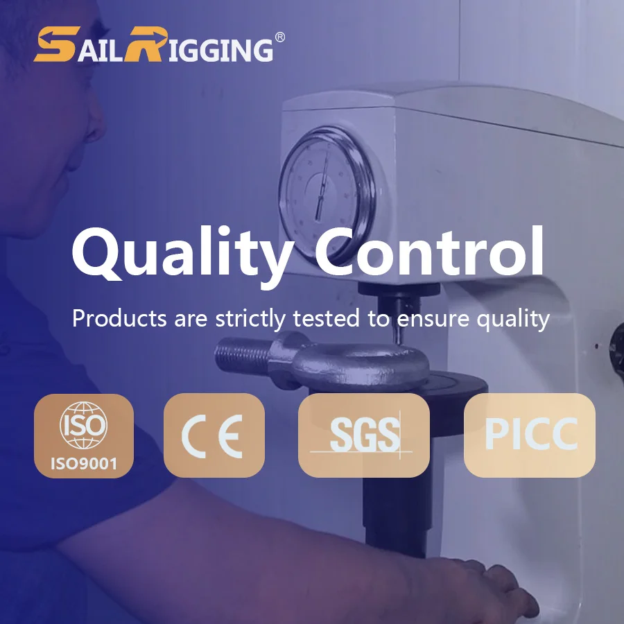 Heavy duty M36 JIS B 1168 eye bolt with CE certificates