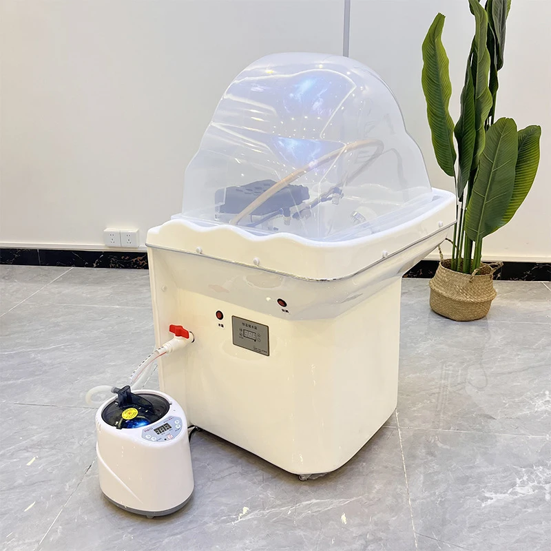 Water Tank Shampoo Wash Chair Move Steam Head Spa Water Circulation Head Hair Therapy Salon Equipment
