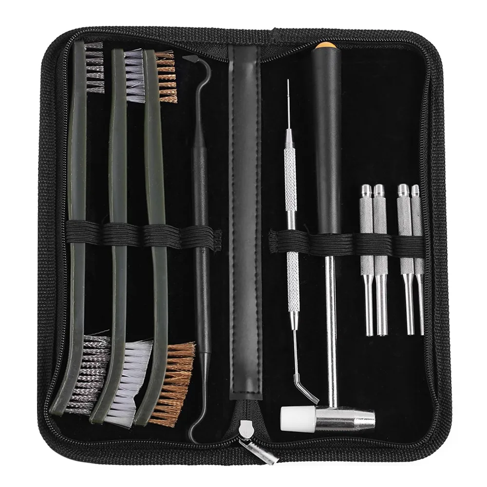 
Tactical Gun Cleaning Kit Double Ended Rifle Cleaning Brush Cleaning Tool Set 