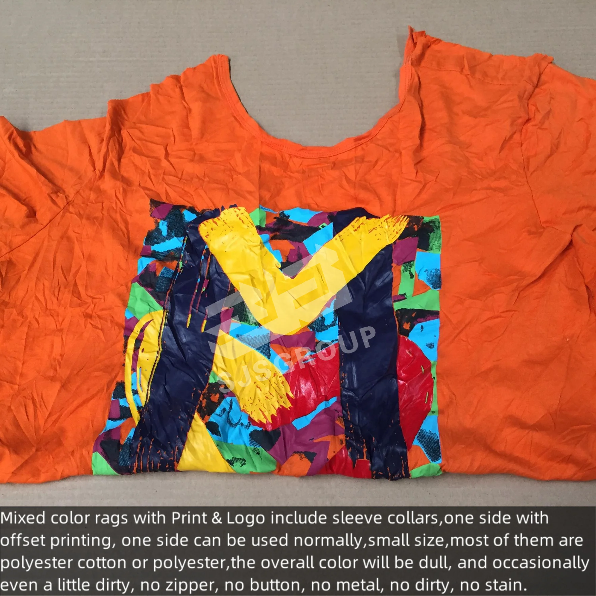 High Absorbency Colored 10kg Mixed Rags 25kg Cotton Cleaning Cloth Used Cut Clothing T Shirt