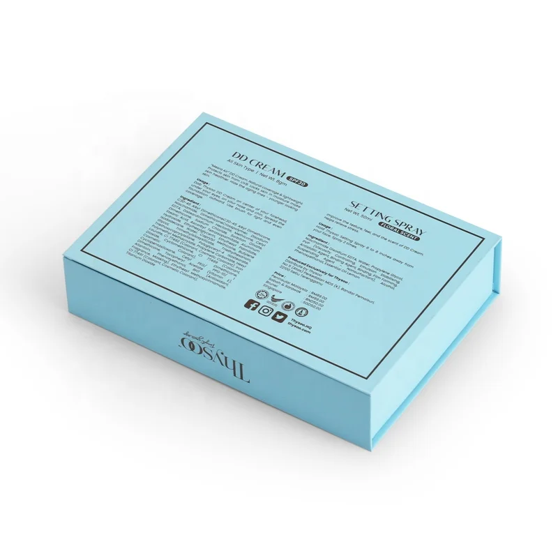 Custom Folding Magnetic Box Cosmetic Packaging With Foam Insert