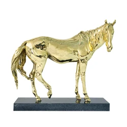 Modern minimalist brass ornaments family small furnishings creative new Chinese home accessories TV cabinet porch crafts