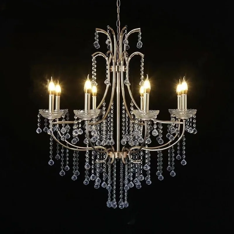 Italian Modern Luxury Chrome Room Ceiling Cheap K9 Metal Designers Modern Chandelier