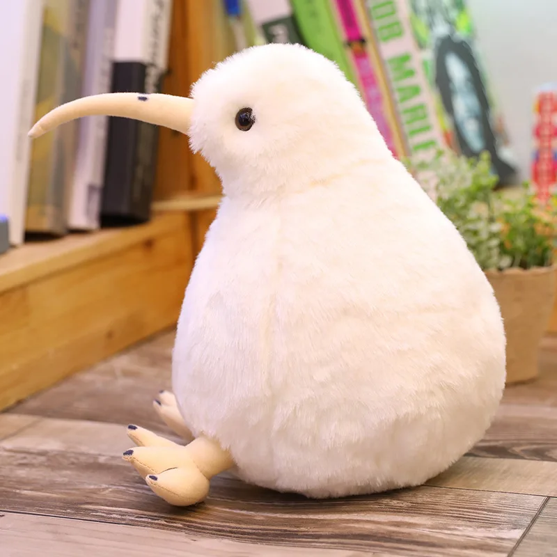 Unisex Kiwi Bird Plush Toy Cute Cotton Fabric Doll Throw Pillow Stuffed With PP for Birthday Decorations