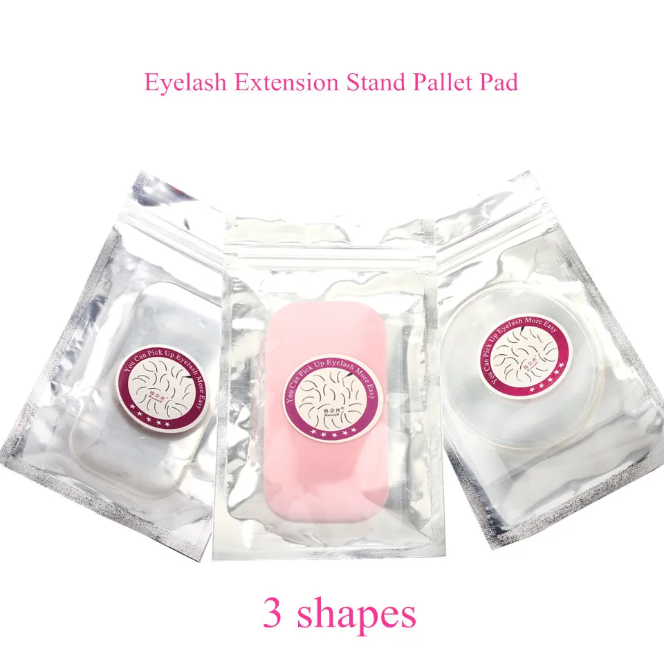 Wholesale Glue Pallet Eyelash Pad Head Silicone Holder Pad for Eyelash Extension Glue Holder