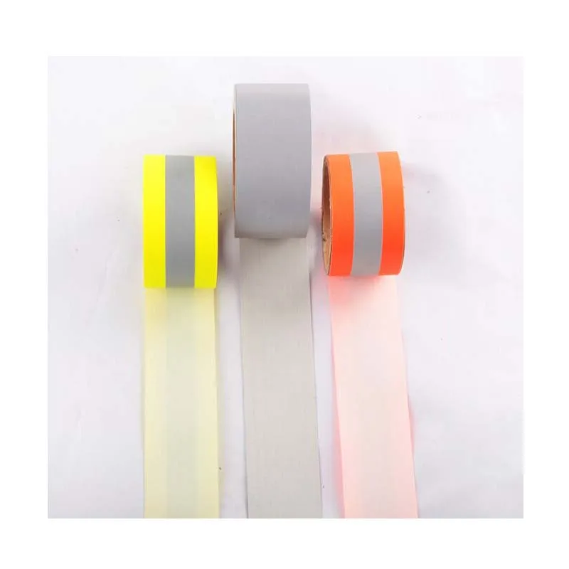 Hi Vis Reflective 2 Inches Fire Resistant Flame Retardant Cotton Material Reflecting Strip Tape for Firefighter Fireman Clothing