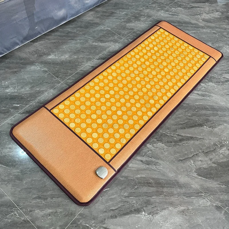 Natural jade stone mattress  spa stores germanium gemstone mat relax chinese tourmaline jade sofa mattress