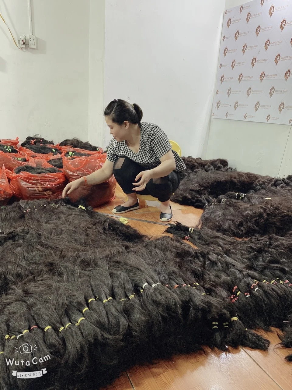  100% вьетнамские человеческие волосы оптом-необработанные индийские оптом