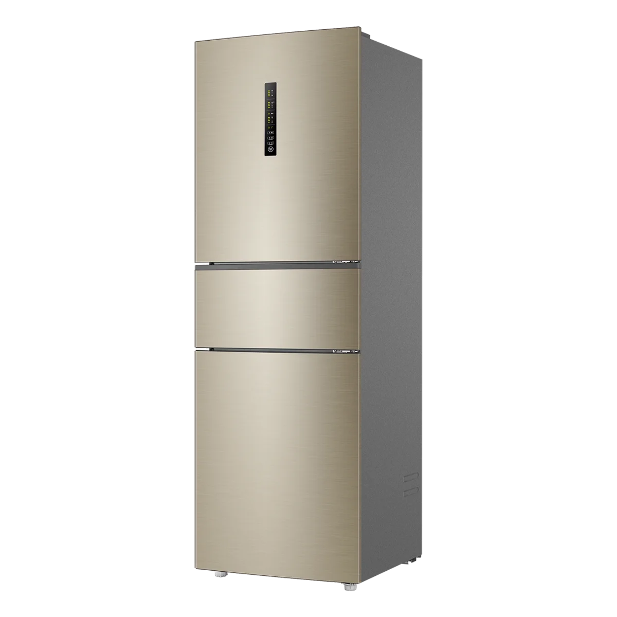 3 Door Home Kitchen fridge/freezer household refrigerator with racks inside the door