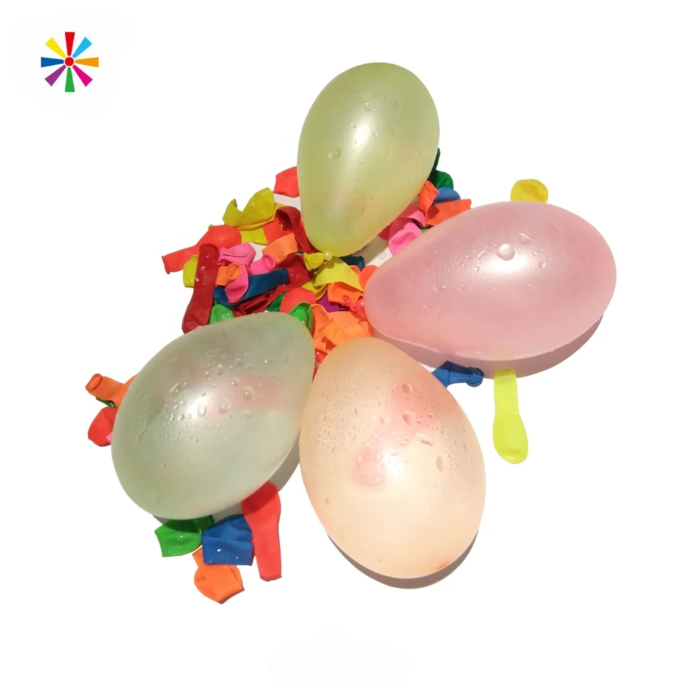 High Quality Happy Baby Full Color Round Ballon Holi Instant 111pcs Inflatable Water Bunch Balloon Bundle Globos for Summer