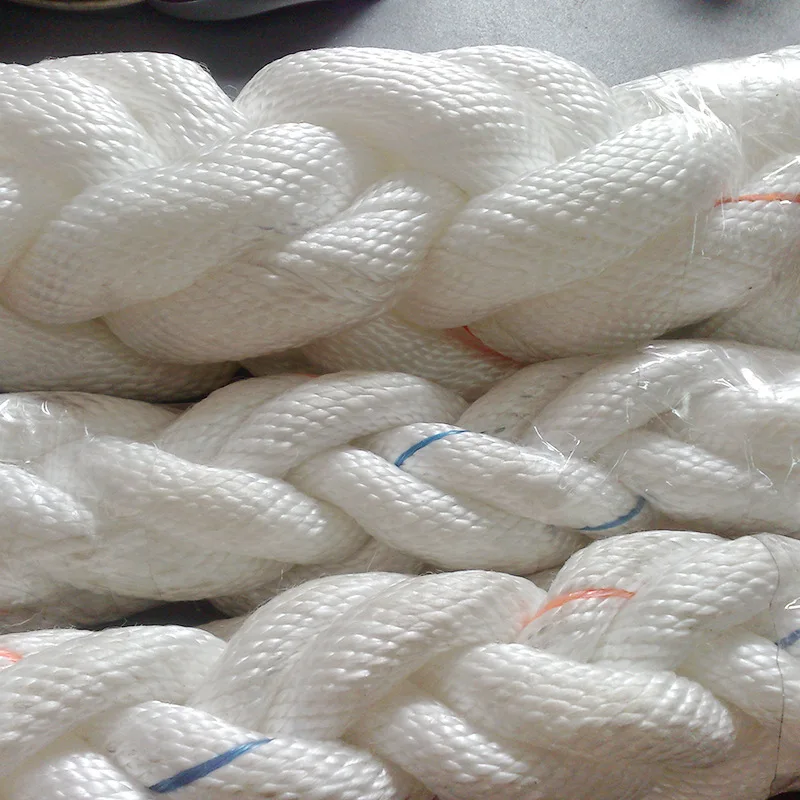 60mm polyester rope used mooring ship hawser nylon rope to shanghai port