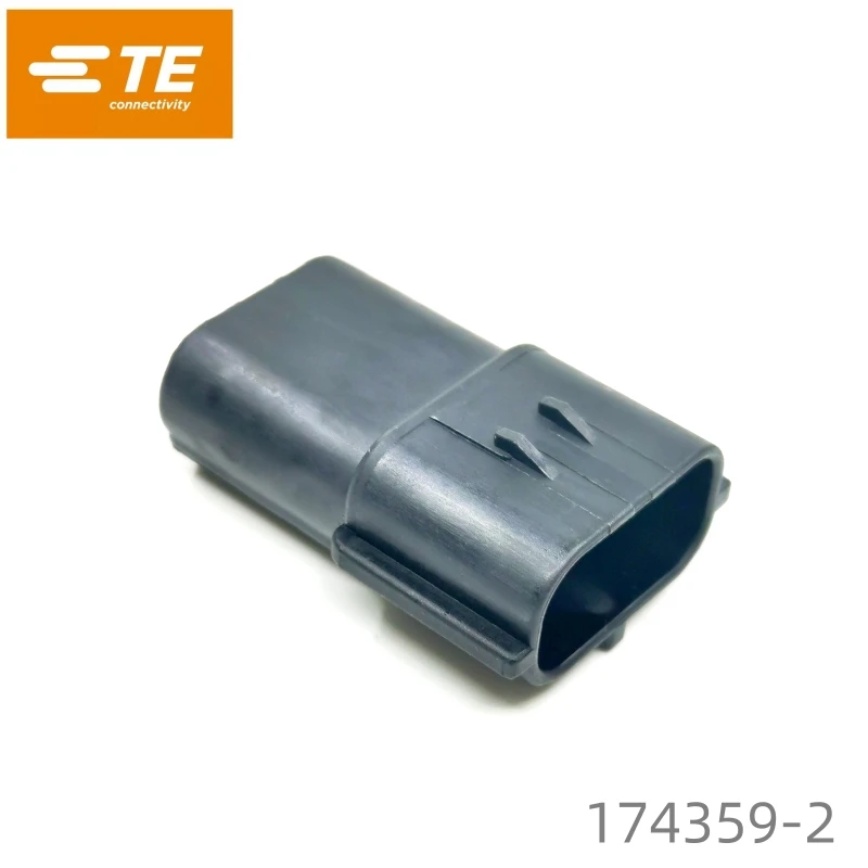 Original Hybrid Connector TE 174359-2 Tyco AMP Wire to Wire 3 Pin Center Line Male Crimp Black Housing for Sale
