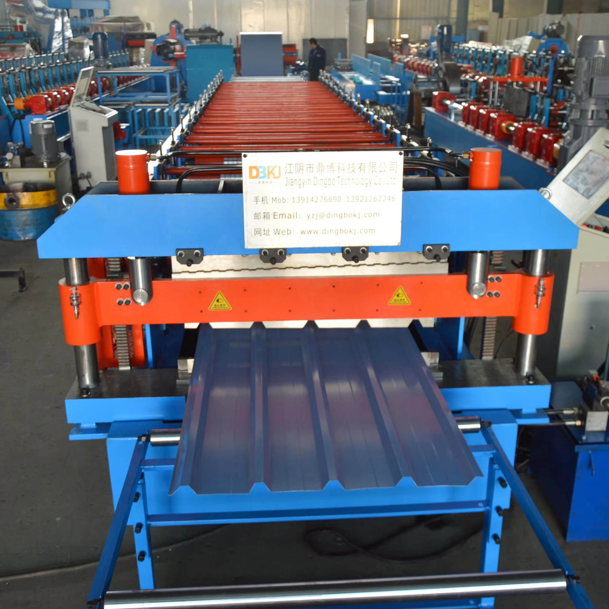 High Performance Double Layer Corrugated Metal Roofing Sheets Making Machine For Sale
