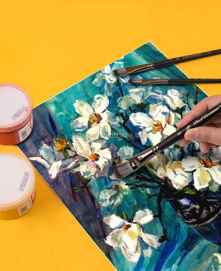 Пейпал 10 шт. гуашь кисть дети студент акварель профессиональные кисти акриловые краски кисти для рисования