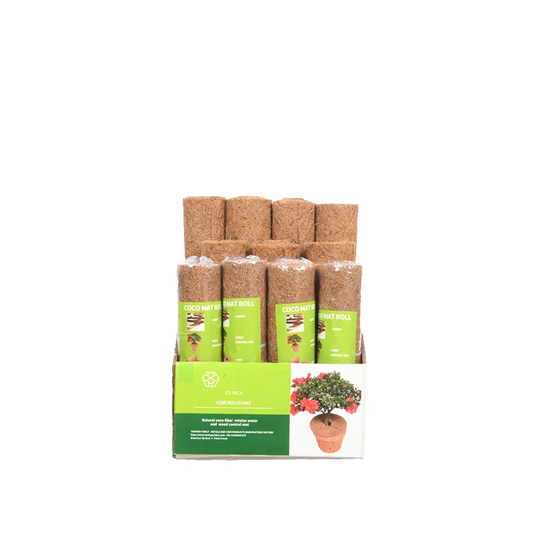 Hot Selling Coconut Shell Mat Natural Coconut Palm Fiber Coco Liner Bulk Roll Mat  Pet Reptile Carpet