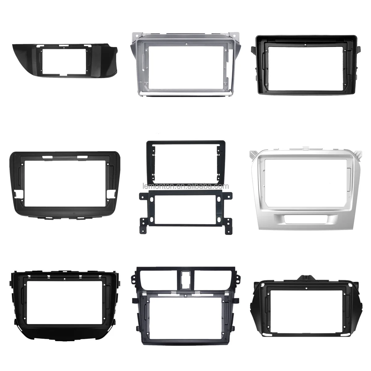 2 din auto accessories car radio fascia stereo panel DVD frame for 2010 Mitsubishi Fortis & Lancer