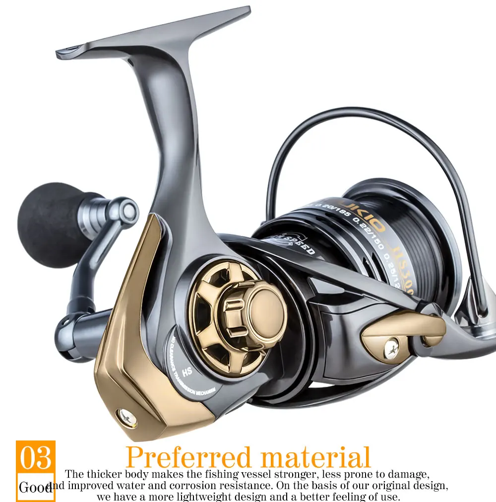 High speed CNC material De pesca carp spinning fishing wheel saltwater metal fishing reels