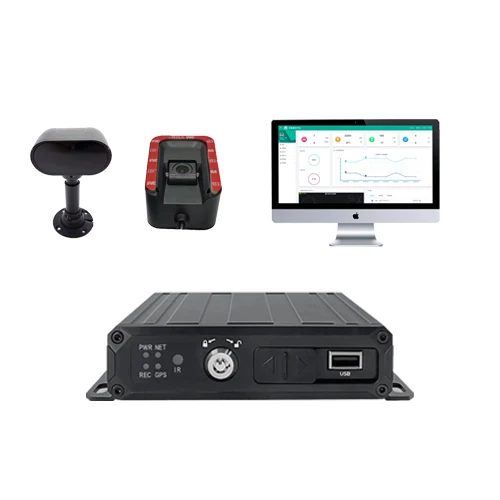 4G driver fatigue monitor GPS location fleet management MDVR with ADAS system DMS DSM