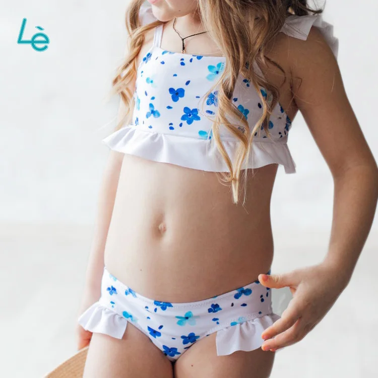 
2021 OEM Latest Lace up Cute Kids Bikini Micro Naughty Baby Girl Swimwear Children Beachwear 