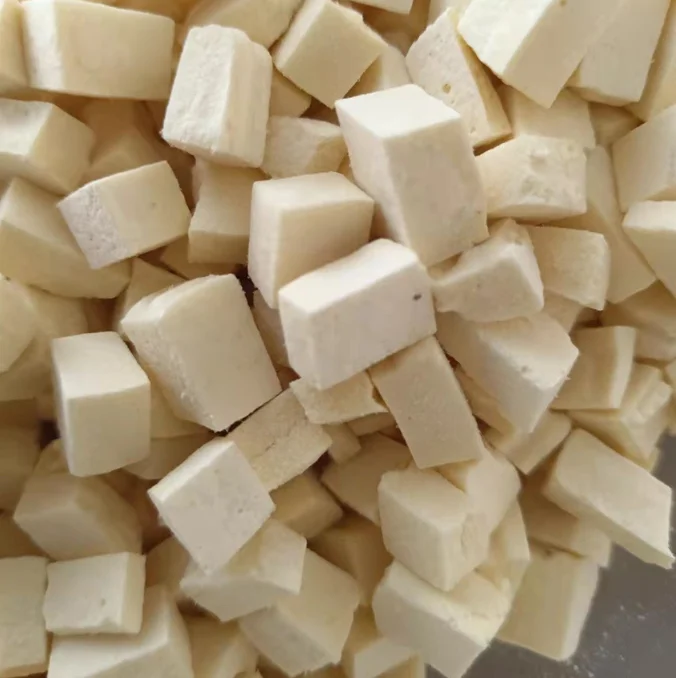 Замороженные сушеные кубики тофу фасоли для лакомств домашних животных